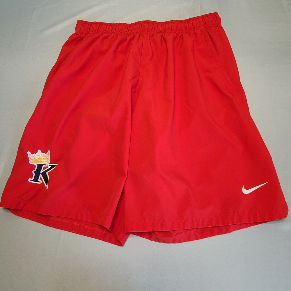 Nike Dri-FIT Shorts Mens Large Red Athletic Basketball Kansas City Royals Gym